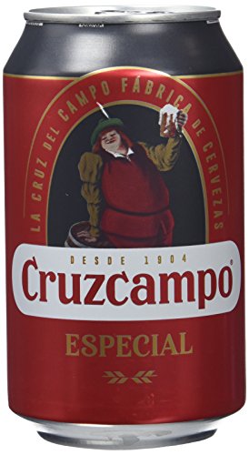 Cruzcampo Especial Cerveza - Caja de 24 Latas x 330 ml - Total: 7.92 L