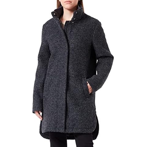 TOM TAILOR Denim Ladies Boucle Coat in Grey Cover