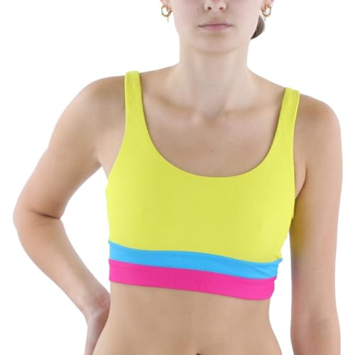 Beach Riot Mackenzie Top Retro Brights Color-Block SM