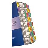 Book Tabs for ICD-10-CM 2026 The Complete Official Codebook with Guidelines (AMA/Optum Physicians Version). Laminated, Color-Coded, and Repositionable with Alignment Card. (Book not Included)