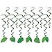 Tropical Leaves Hanging Swirls (12 Pcs) - 1 Pack