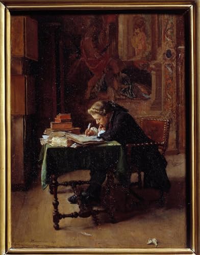 Cuadro en lienzo decorativo de Jean Louis Ernest Meissonier para pared de oficina 60x90