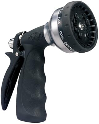 Orbit Ultralight 10-Pattern Turret Pistol Hose Spray Nozzle 58339