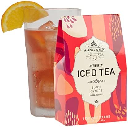 Harney Fresh Brew Iced Tea BLOOD ORANGE 3 2 qt Tea Bags