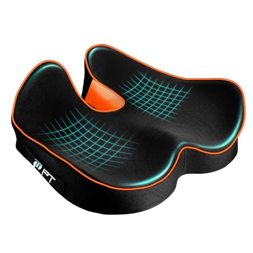 POOTACK Seat Cushions – Memory Foam Office Chair Cushion for Firm Support & Lasting Comfort