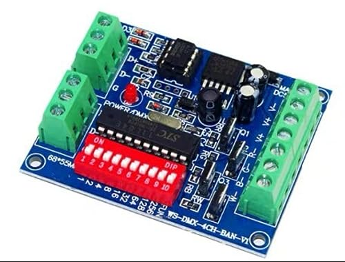 DMX512 3P Motor Speed controller board DC6-36V positive inverse rotation C1