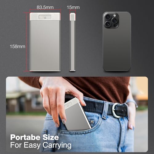 Image of HEIYING Switch Game Card Case for Nintendo Switch /Switch OLED /Switch Lite Game Card or Micro SD Memory Card, Metal Switch Game Holder with 20 Game Card Slots and 20 Micro SD Card Slots