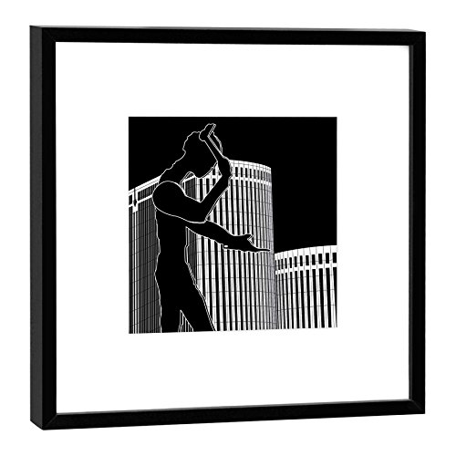 Photo encadrée Frankfurt par COGNOSCO en noir 52x52 cm
