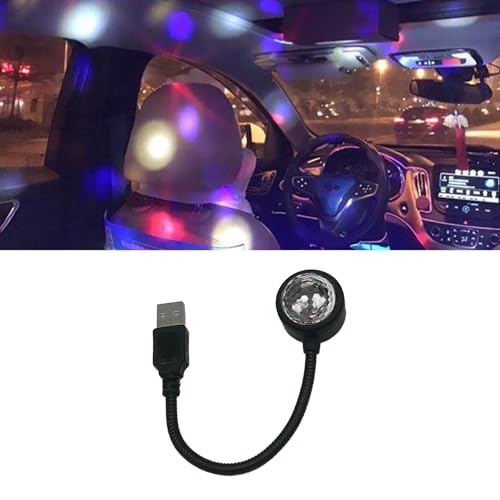 Kutyun Car Roof Lights, Car Star Lights, Portable Car LED Atmosphere Lights, Universal 4 Colors & 9 Functional Modes Car Interior Lights Car Accessories for Car Decor Ceiling Bedroom Party