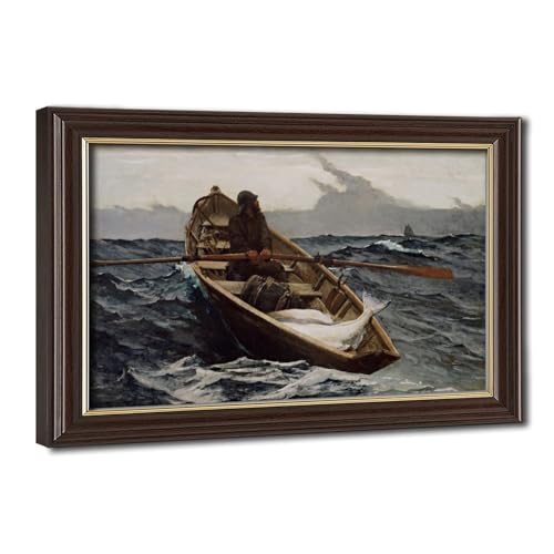 The Fog Warning Winslow Homer cadre à suspendre sans effort 20x30