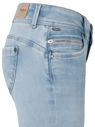 Pepe Jeans Damen Slim Jeans Lw, Blau (Denim-XW4), 31W / 32L – Ansicht 3