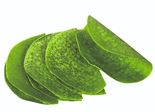 Image of JOYTOSS Tortilla Wrap | Fresh Taste & Soft Texture l Best for Wraps, Tacos, Nachos & Rolls l Ready to Eat Healthy Food - Pack of 25 (SPINACH)