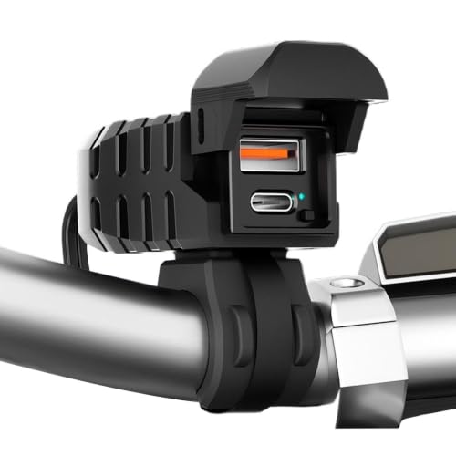Cargador de teléfono para moto: adaptador USB de carga rápida para rutas y viajes en carretera
