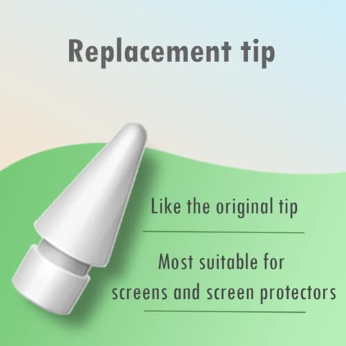 Image of SIXFU Replacement Tips Compatible with Apple Pencil Tip, Durable Tips Compatible with Apple Pencil Pro /USB-C / 1st / 2nd Generation, Accessories Compatible with iPad Pencil(4PCS)