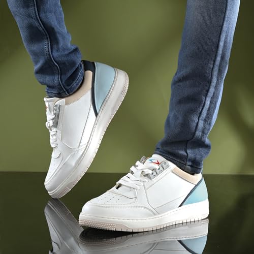 Image of Cruiser Mens Sneaker | Casual Shoes | Cushioned Insole | Lace-Up Design | Arch Support & Ventilated Comfort | Perfect Pair with Casual Outfit (Augustus)