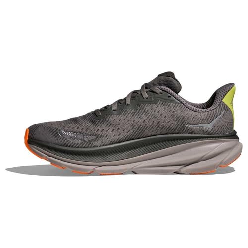 HOKA Hoka Men's Clifton 9 GTX® Asphalt Grey/Gravel 10 Medium