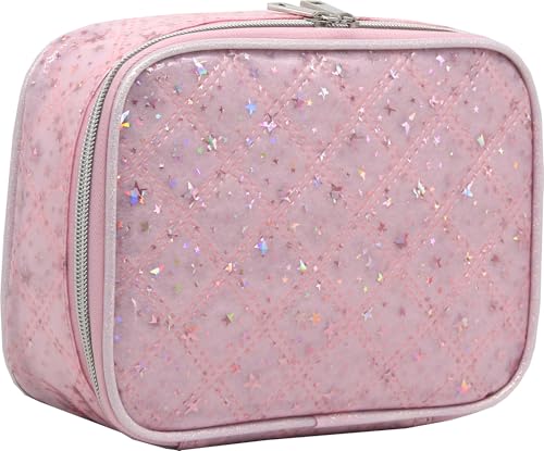 Estojo Box Padrão de Estrela Escolar Juvenil Escolar Lindo Versátil (ROSA CLARO)