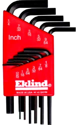 Hex-L Key allen wrench - 11pc set SAE Inch Sizes .050-1/4 Short series | Your Choice