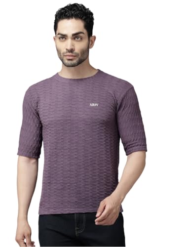 Image of TICOSS Men's Polyester Regular Fit T-Shirt