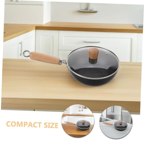 Wok de Hierro Fundido BESTOYARD con Tapa miniatura 7