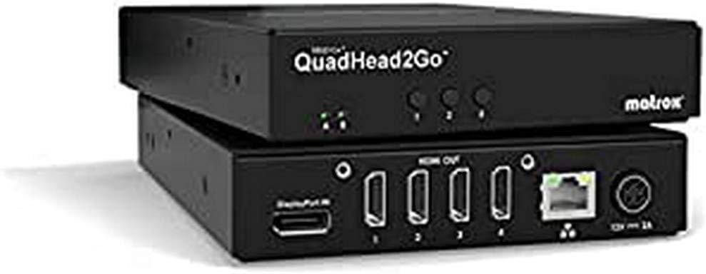 Matrox Q2G-DP4K QuadHead2Go Multi-Monitor Controller Appliance