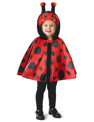 Spooktacular Creations Halloween-Kostüm für Baby-Tier, Unisex, Umhang (Marienkäfer, 18-24 Months)