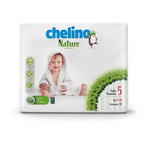 Chelino Nature Pieluchy dziecięce rozmiar 5 (13-18 kg), 180 pieluch