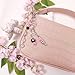 cioatu Y2K Aesthetic Keychains for Women Cute Flowers Star Cake Jellyfish Keychins Charms Kawaii Bag Purse Decor (Pink & Clear Bow)