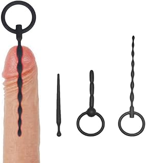 Generic Silicone Male Urethral Plug Kit Play for Men (3 Pieces)
