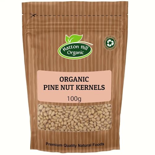Organic Pine Nut Kernels 100g by Hatton Hill Organic | A Nutty, Nutrient-Packed Addition to Your Favourite Dishes