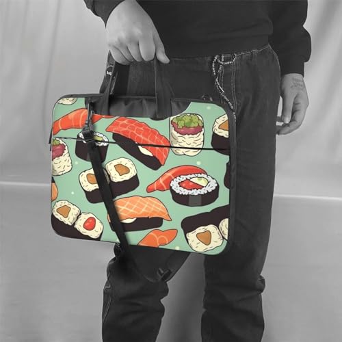 Sacoche bandoulière ordinateur portable sushi à double anse - 2