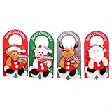 Photo Gallery gdfnmogo set di 4 ganci natalizi per porta, con babbo natale e pupazzo di neve, per un atmosfera festiva e decorazione Photo Gallery gdfnmogo set di 4 ganci natalizi per porta, con babbo natale e pupazzo di neve, per un atmosfera festiva e decorazione