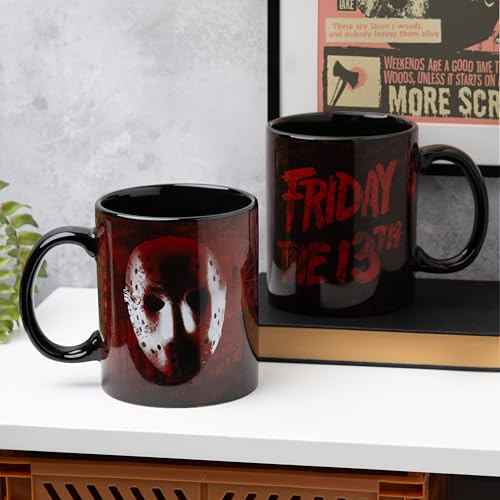 Taza de cerámica Paladone Jason Voorhees 18 oz miniatura 3