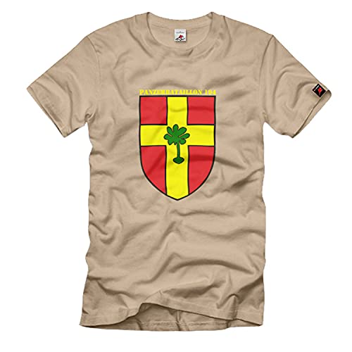 T-shirt grenadier Bataillon blindé 64 couleur sable vêtement militaire XXL