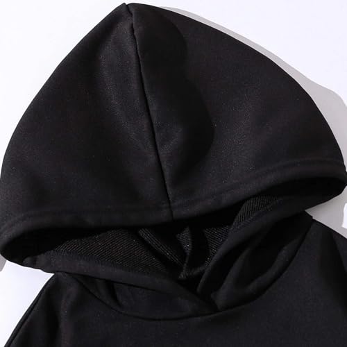 Teen Girls Oversized Hoodies Cute Butterfly Graphic Long Sleeve Cotton Sweatshirt Kids Y2K Streetwear Aesthetic Pullover Tops3