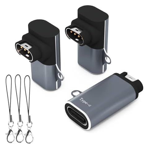 USB-C Charger for Garmin Watch (3-Pack), USBC Charging Cable Adapter for Fenix 8/7/7X/7S,Vivoactive 5/4/4S,Forerunner 965/265/255/245/55/45,Instinct,Venu 3S/2S,Enduro,Epix Pro,Vivomove,Tactix,Swim 2 Cover