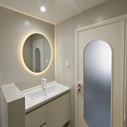 Miroir à LED antibuée avec éclairage 3 couleurs et intensité variable - 7