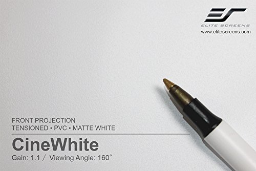 Image of Elite Screens Sable Frame Series, 103-inch Diagonal 2.35:1, Active 3D 4K Ultra HD Ready Fixed Frame Home Theater Projection Projector Screen, ER103WH1-WIDE