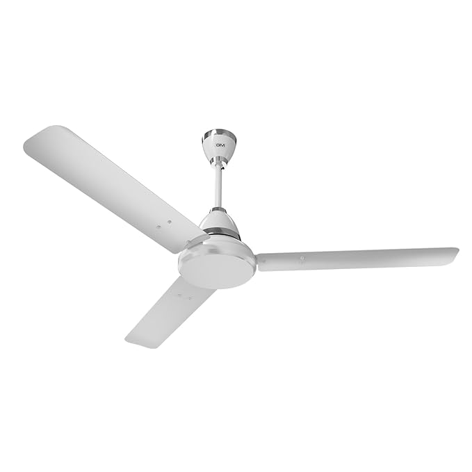 GM Lunar 1200mm BLDC Ceiling Fan 5 Star Moon White | Energy Efficient | Anti-Dust | Copper Motor | Superior Air Delivery | Remote Included