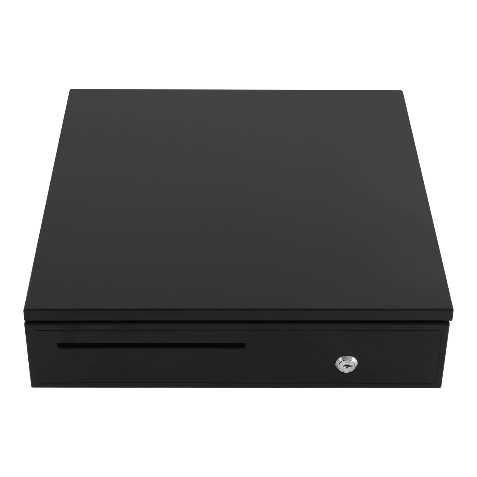 Cajón para dinero registrador, 8 compartimentos para monedas, 5 compartimentos para billetes, registrador para sistemas de posición de venta, 42,5 x 40,5 x 10 cm
