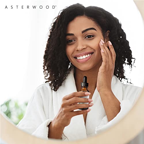 Asterwood Pure Vitamin C Facial Serum For Skin Organic Hyaluronic Acid Added; Brightening, Smoothing, Hydrating; Fragrance Free, Paraben Free, 29 Ml/1 Oz #TOP5