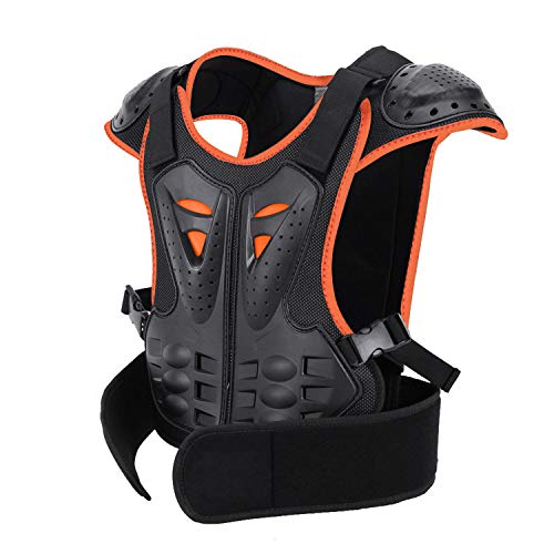 OHMOTOR Kid Body Armor Armour Jacket Children Chest Back Spine Protector Vest (Small) - Thumbnail 7