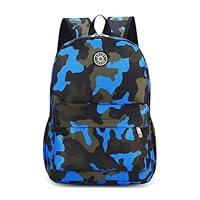 Aucuu Kids Backpack, Camouflage School Backpack, Boys Girls Toddler Primary School Bag, Waterproof Nylon Rucksack, Casual Daypack, Book Bag for Campus Outdoor Travel Sports