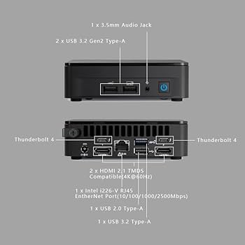 Amazon.com: Intel NUC 13 Mini PC NUC13ANKi5 Mini Desktop Computer