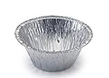 Bakery direct 165 fundas de papel de aluminio para tarta de carne picada o crema de relleno profundo