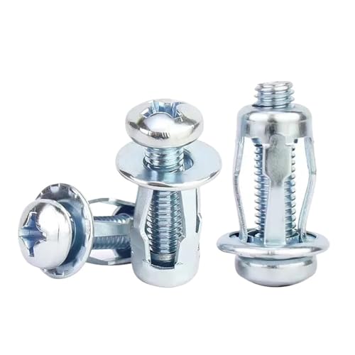Écrou à expansion à pétales pour fixer solidement dans la tôle fine, Jack Nuts M4, 20 u.