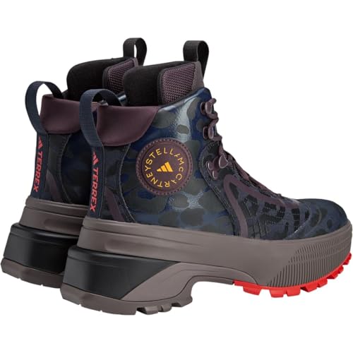 ADIDAS by Stella McCartney X Terrex Hiking Boots, Charcoal/Legend Ink/Active Red, US 8 W4