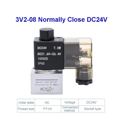 Électrovanne haute fréquence 3V2-08 à action directe rapide DC24V - 3