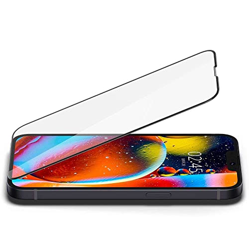 Spigen Glas.tR Slim HD Full Coverage Tempered Glass Screen Protector Guard For iPhone 14/13 / 13 Pro - 1 Pack 4 4104r adS5L