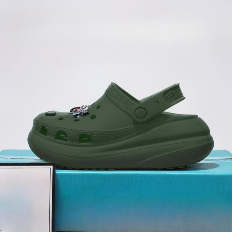 Image of Sliders for Women /Girls Platform Sandals | Lightweight & Stylish Cushioned Rubber Flats Slides | Open Toe Comfortable, Anti-Skid, Waterproof Flip Flops Slipper for Women
